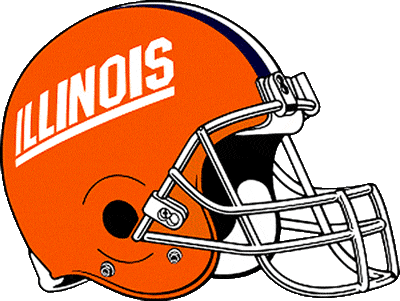 Illinois Fighting Illini 1989-2004 Helmet Logo diy fabric transfer